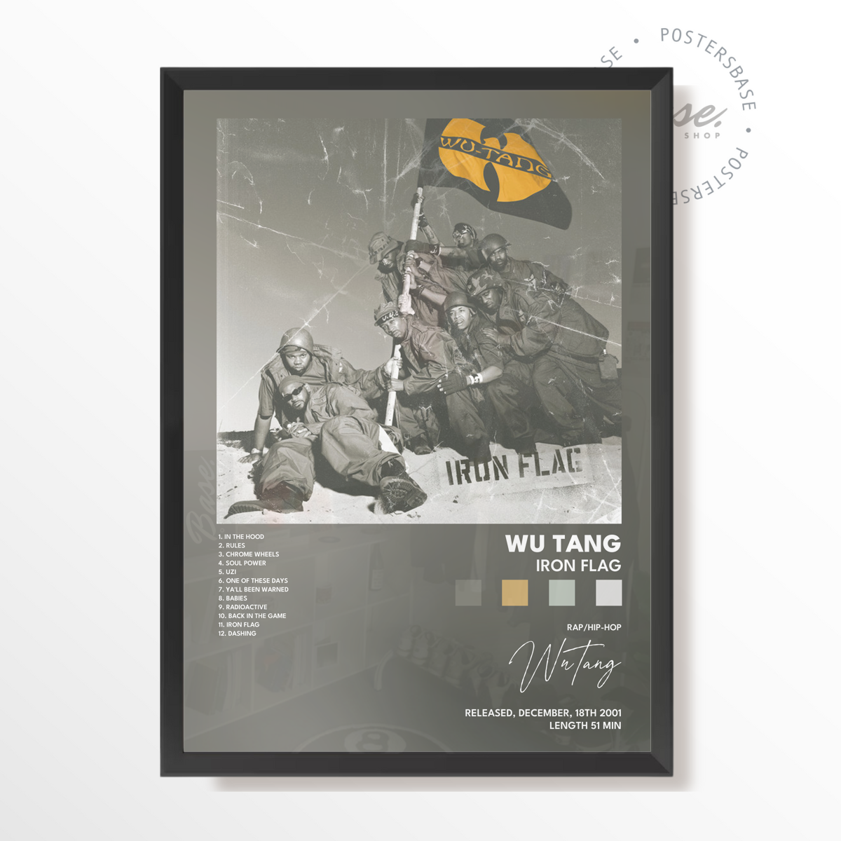 wu tang Iron Flag poster