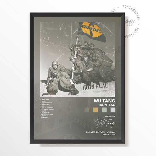 wu tang Iron Flag poster