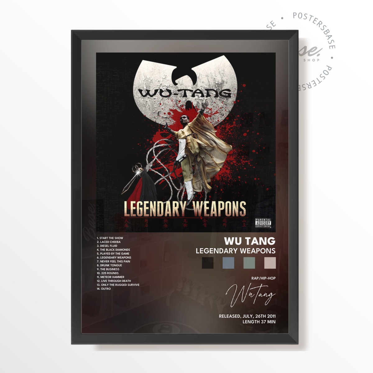 wu tang Legendary Weapons poster