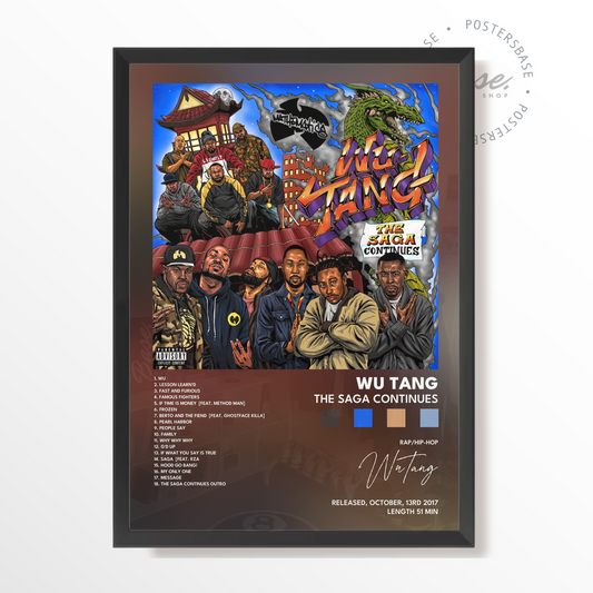 wu tang The Saga Continues poster