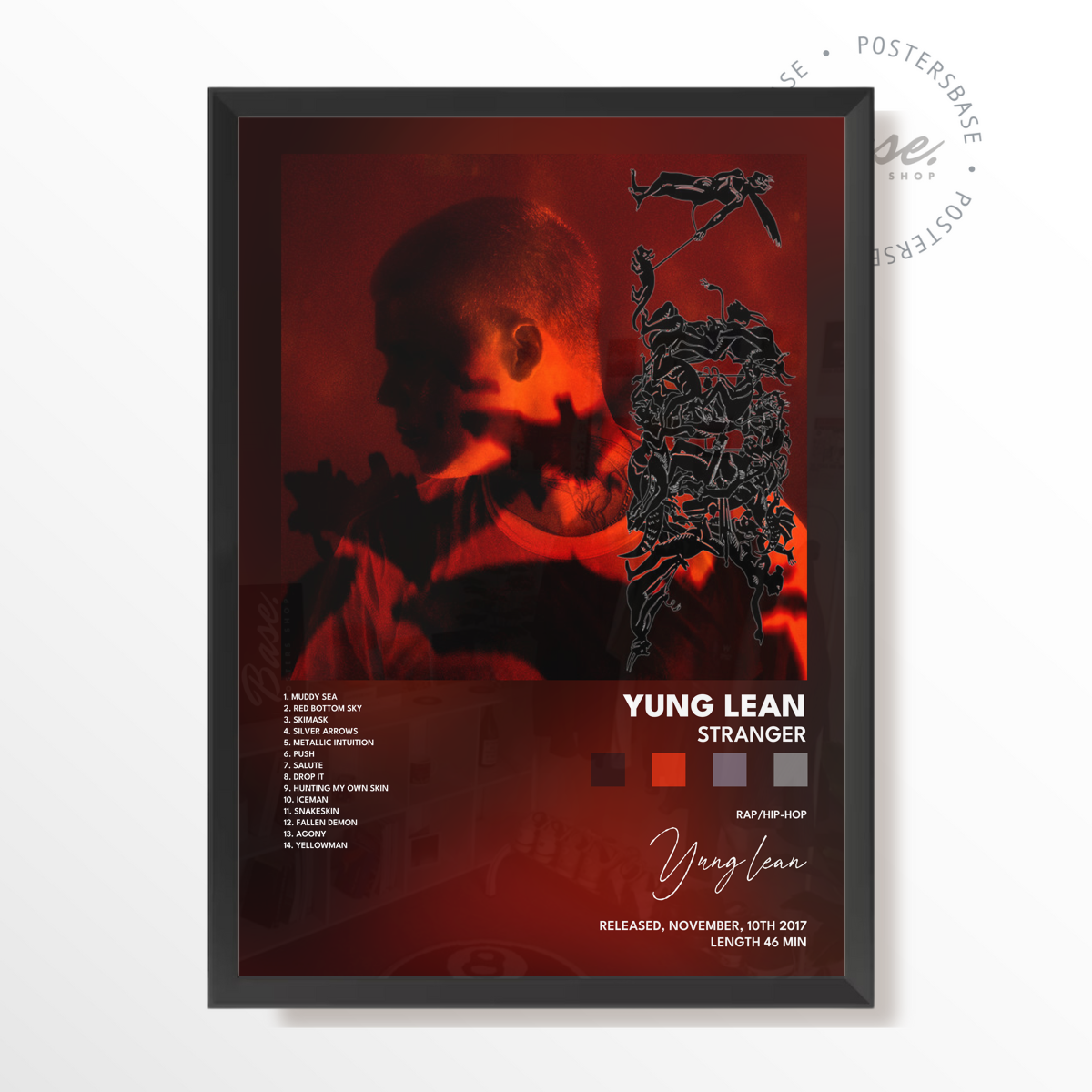 yung lean Stranger poster