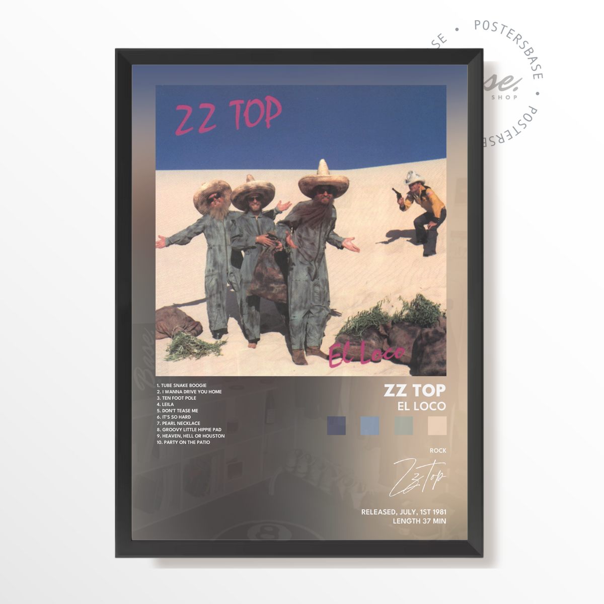 zz top El Loco poster