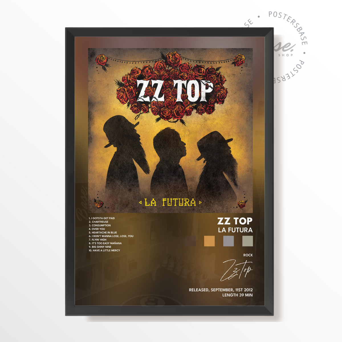 zz top La Futura poster