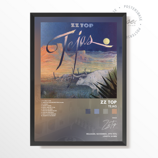 zz top Tejas poster