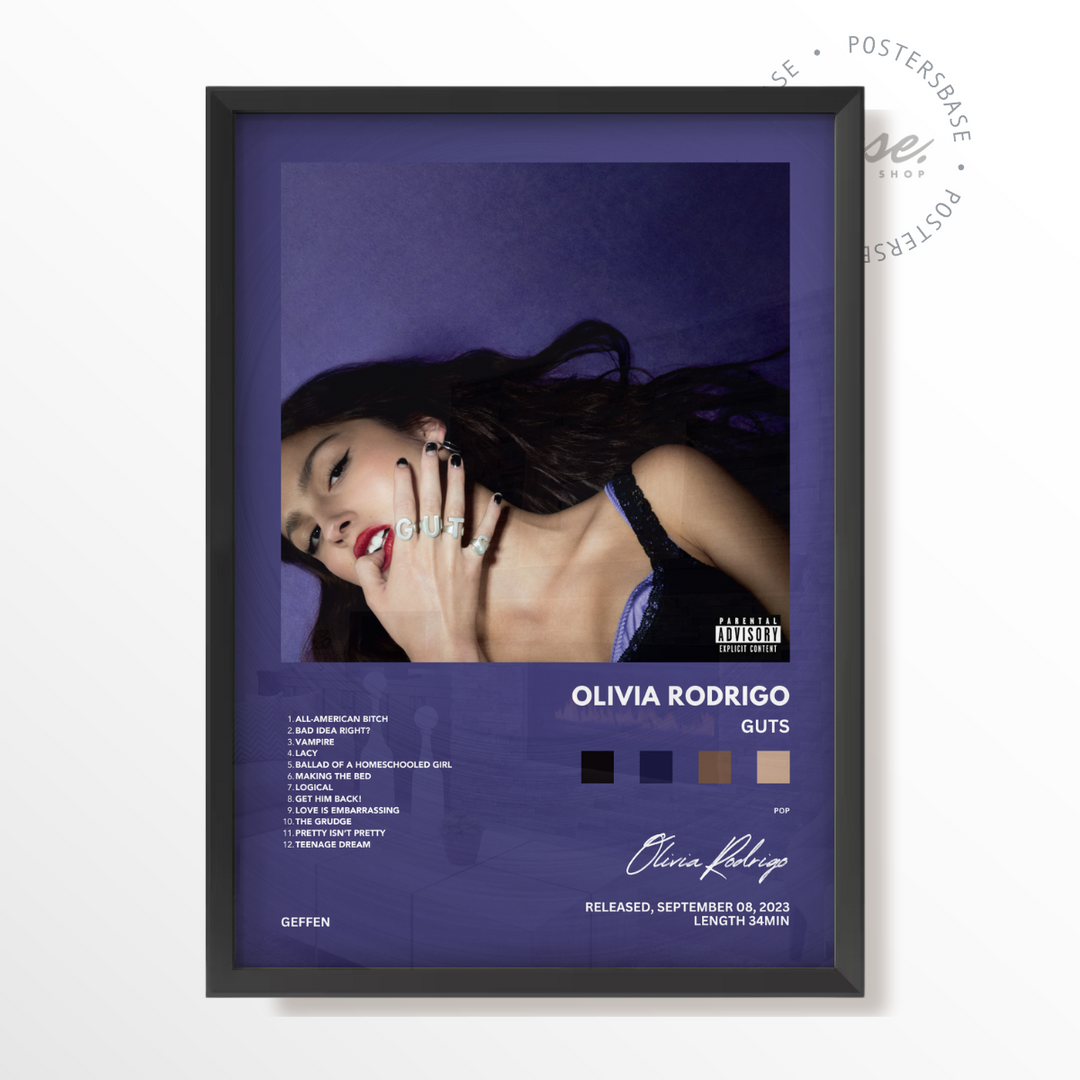 Olivia Rodrigo GUTS 限定ポスター Posters Olivia Rodrigo 'Guts'｜Only €11.95 – Posters Base