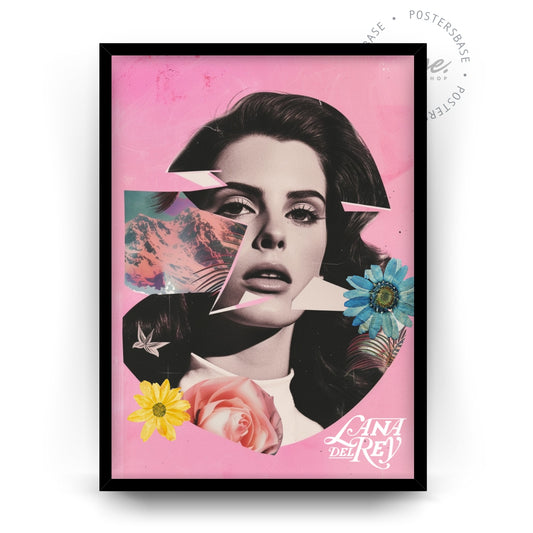 Lana Del Rey Collage Art
