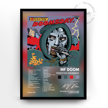 Posters MF Doom 'Operation: Doomsday' - Only €11.95 – Posters Base Posters MF Doom 'Operation: Doomsday' - Only €11.95 – Posters Base