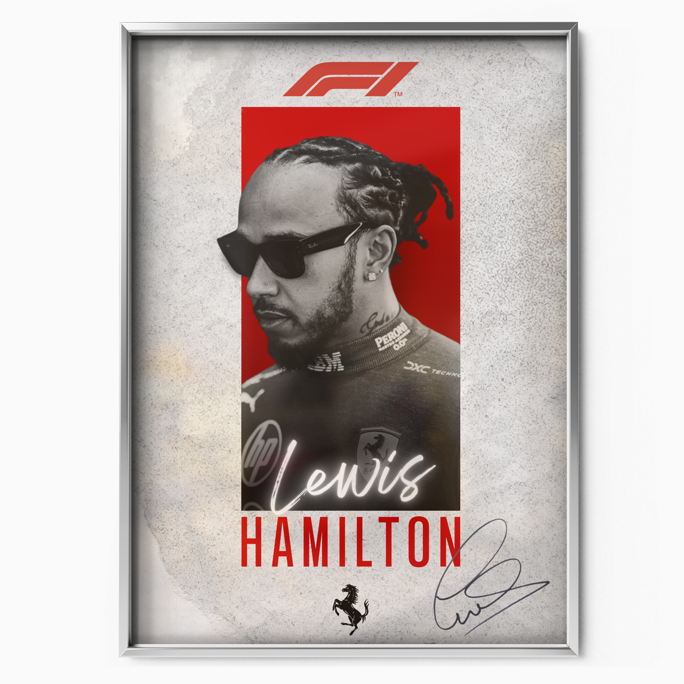 Lewis Hamilton X Ferrari Original 2025