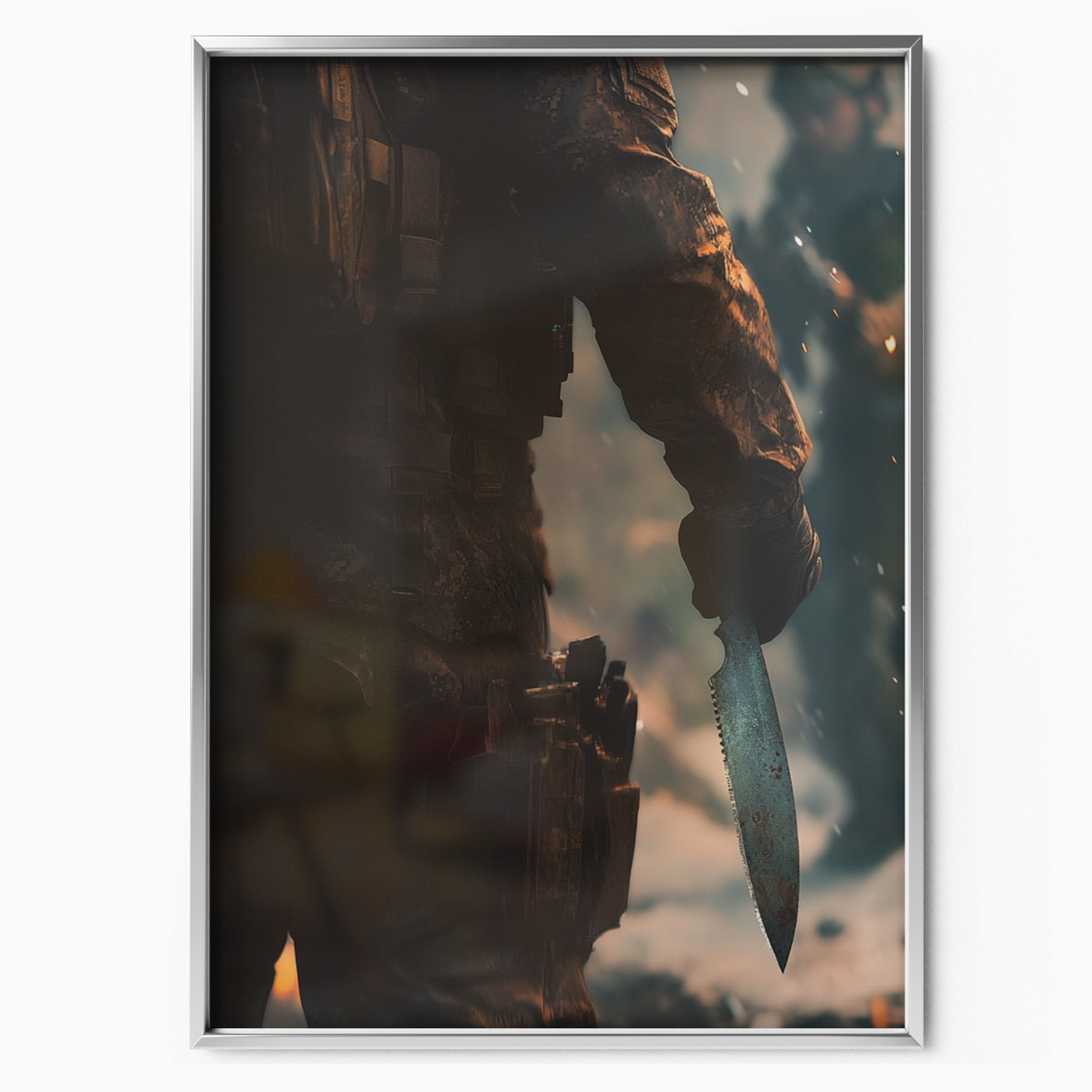 Call Of Duty – Knife Kill Combat Scene