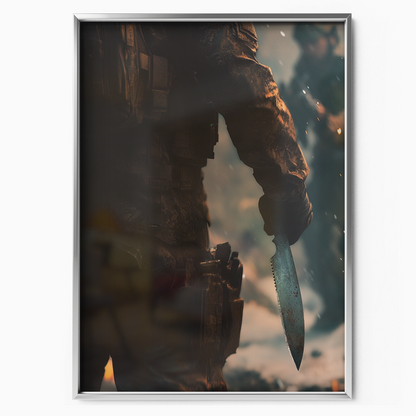 Call Of Duty – Knife Kill Combat Scene