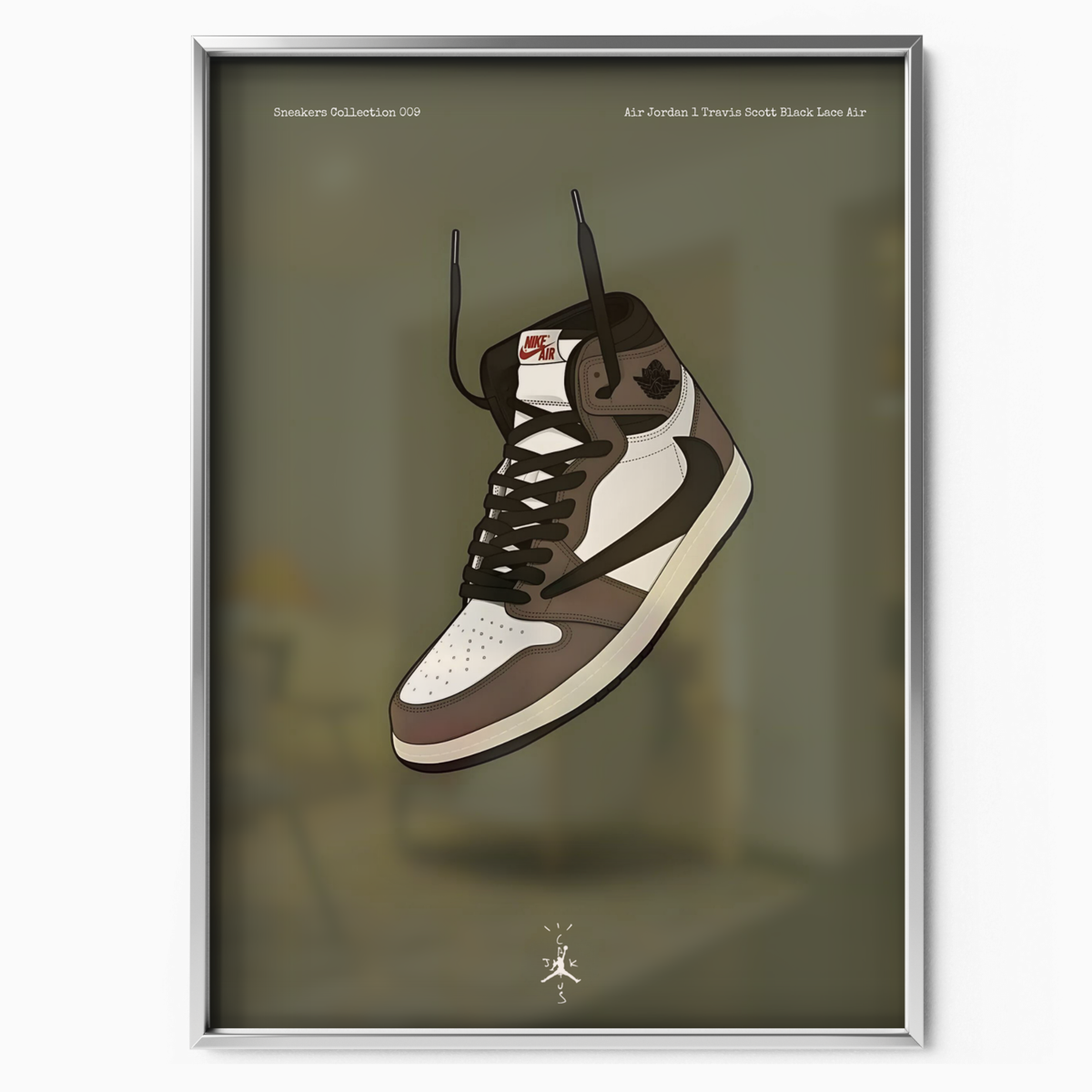 Air Jordan 1 Travis Scott Black Lace Air