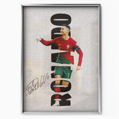 Cristiano Ronaldo - Portugal Number 7 Poster