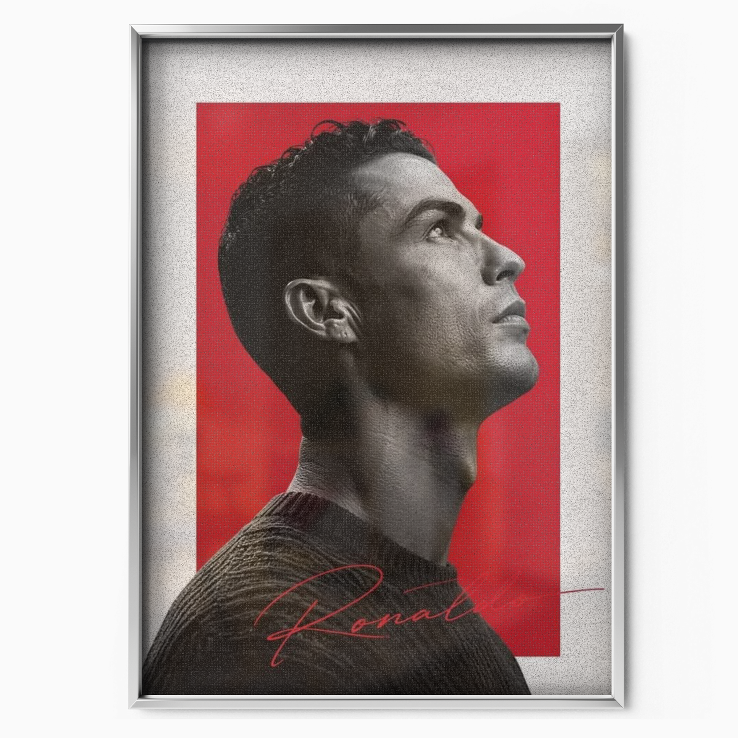 Cristiano Ronaldo - Profile Portrait Poster