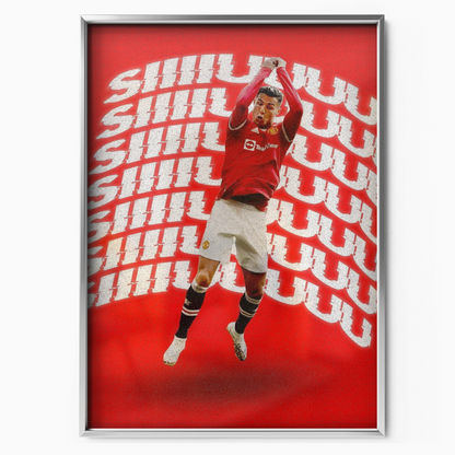 Cristiano Ronaldo - Siuuu Chant Poster