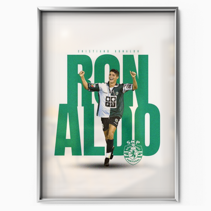 Cristiano Ronaldo - Sporting Portugal Poster