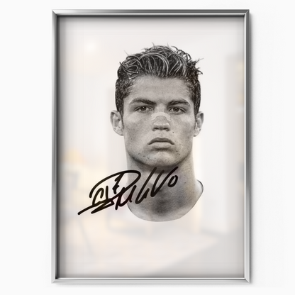 Cristiano Ronaldo - Young Legend Signature Poster