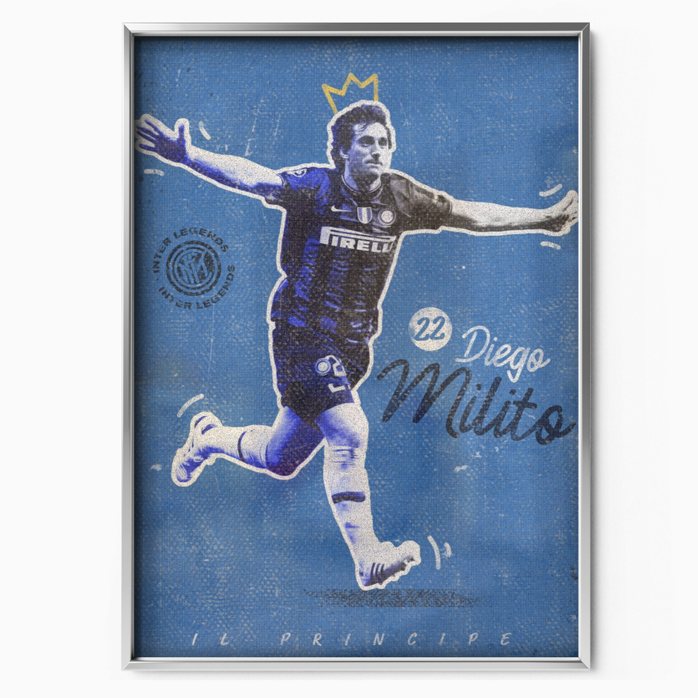 Diego Milito - Inter Milan Il Principe Poster