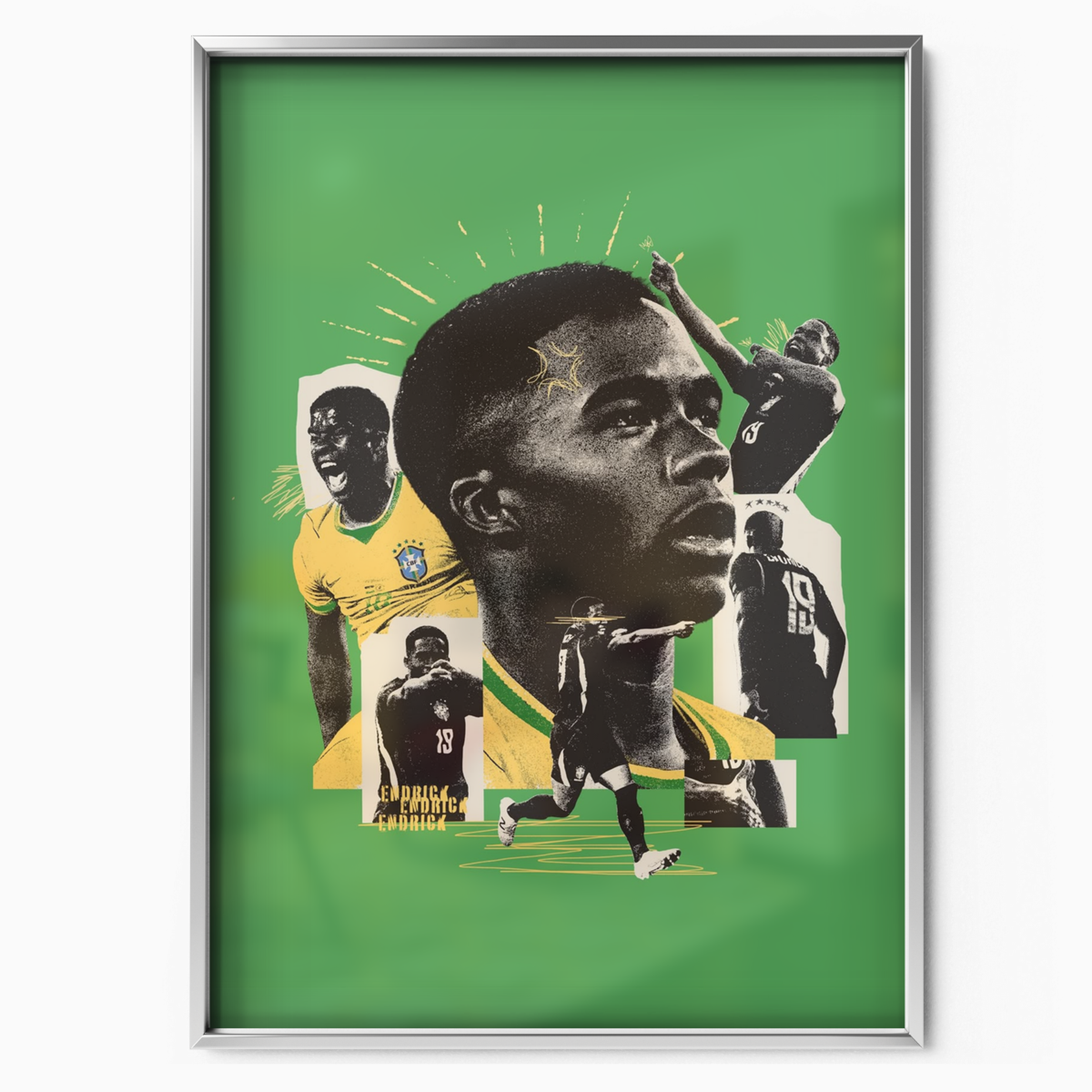 Endrick - Brazil Rising Star Poster