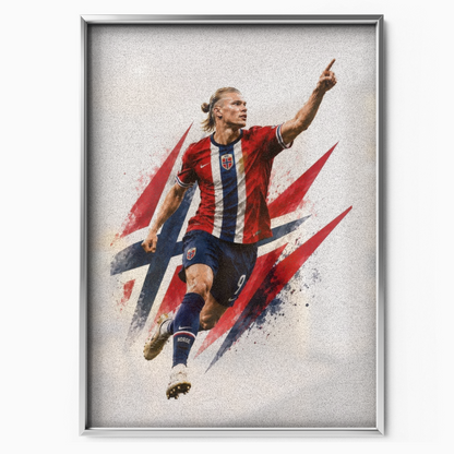 Erling Haaland - Norway National Team Poster