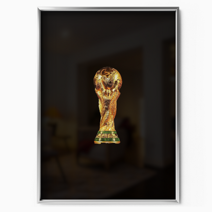 FIFA World Cup Trophy - Gold Poster