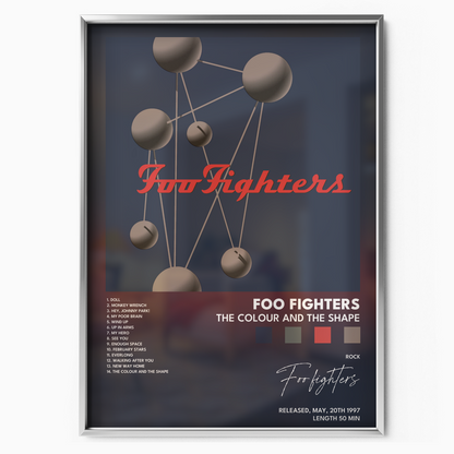 foo fighters The Colour And The Shape poster