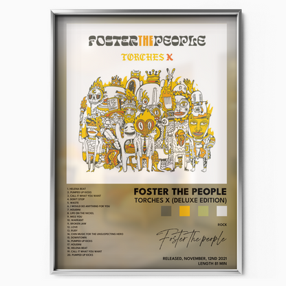 foster the people Torches X Deluxe Edition poster