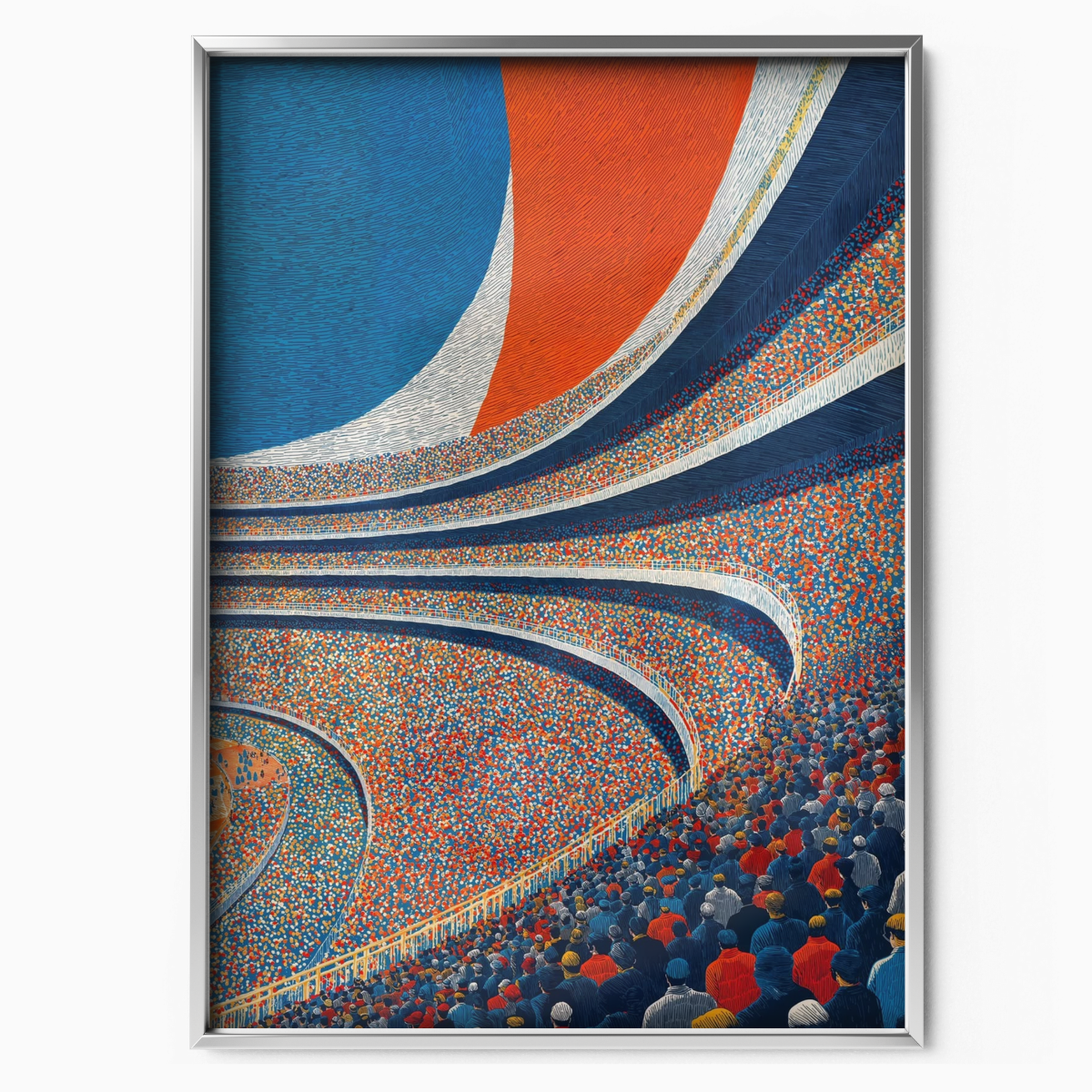 France National Team - Stadium Crowd Poster
