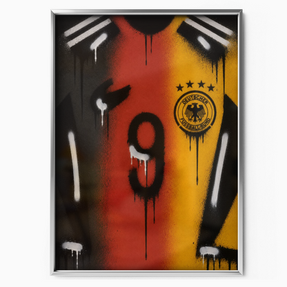 Germany National Team - Jersey Art Poster
