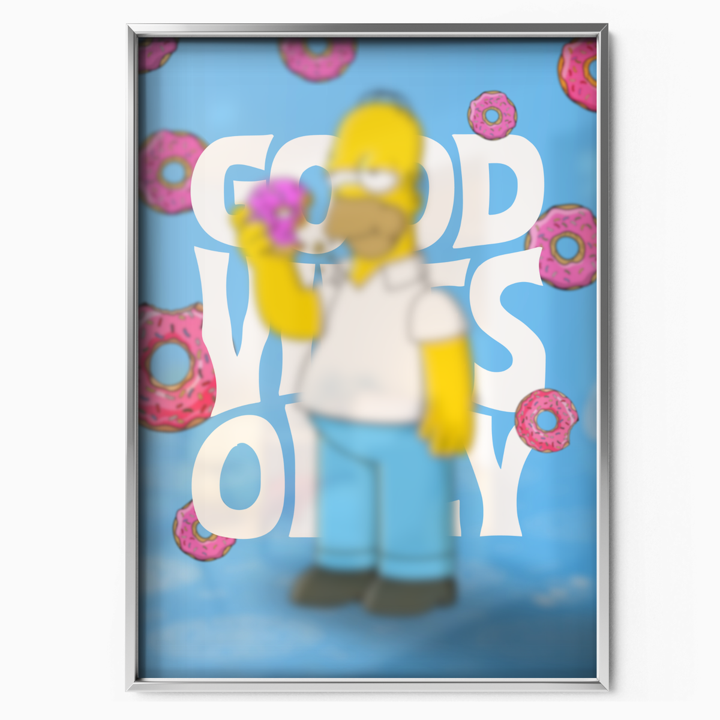 Homer Simpson Good Vibes Only
