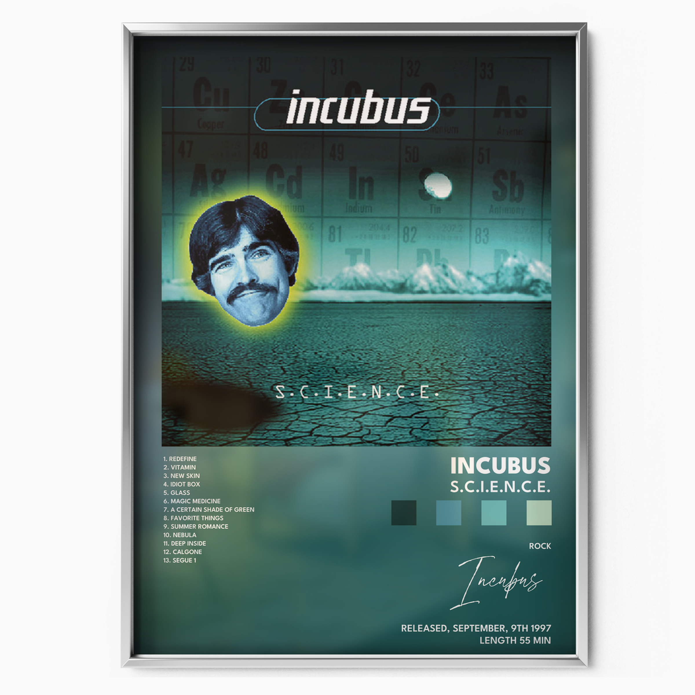 incubus SCIENCE poster