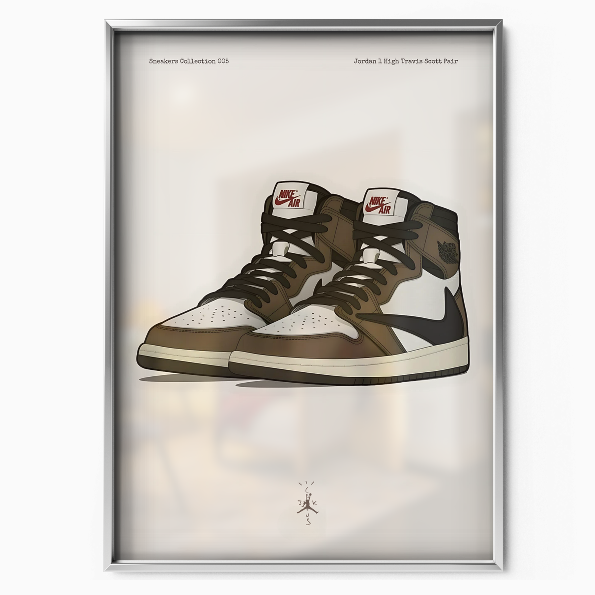 Jordan 1 High Travis Scott Pair