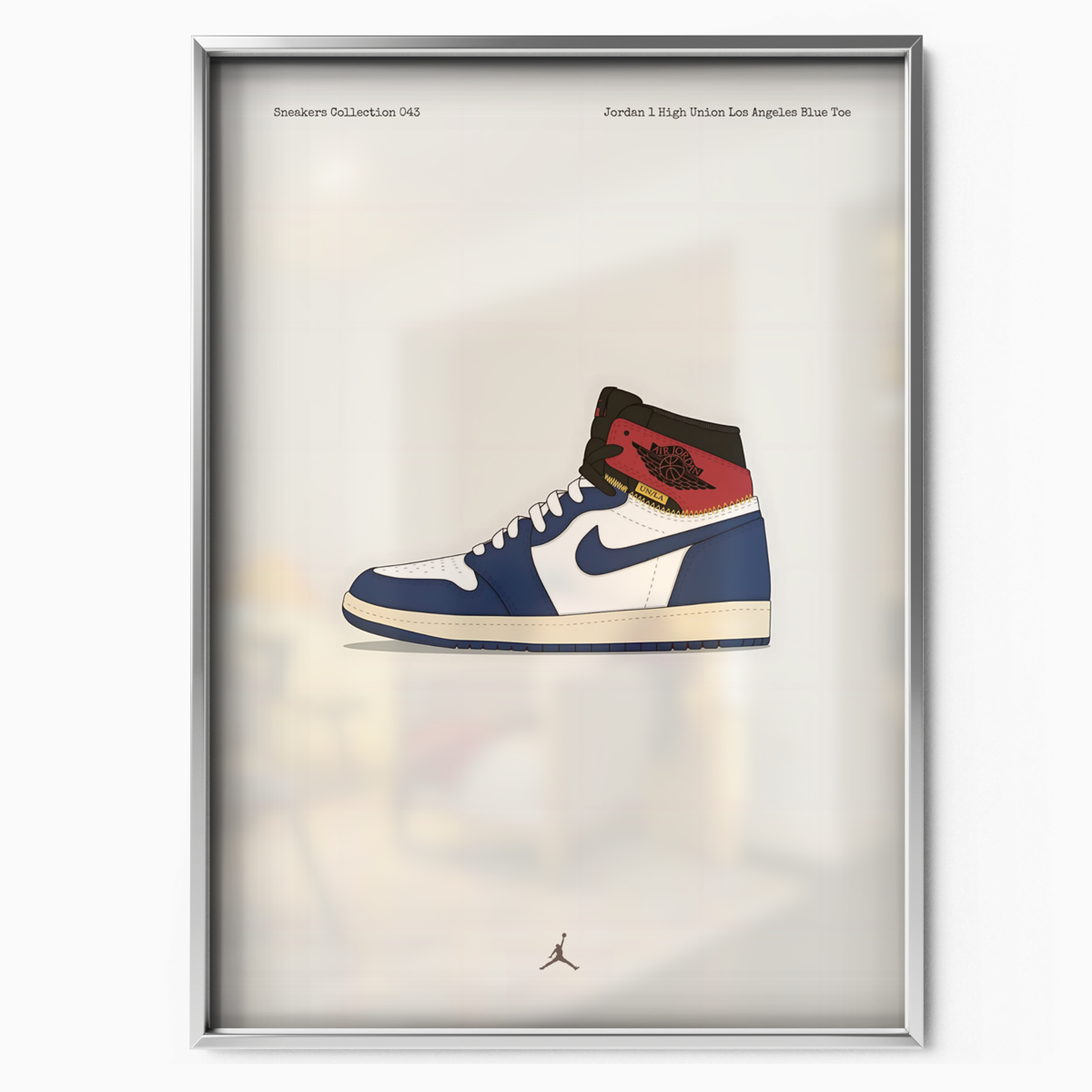 Jordan 1 High Union Los Angeles Blue Toe
