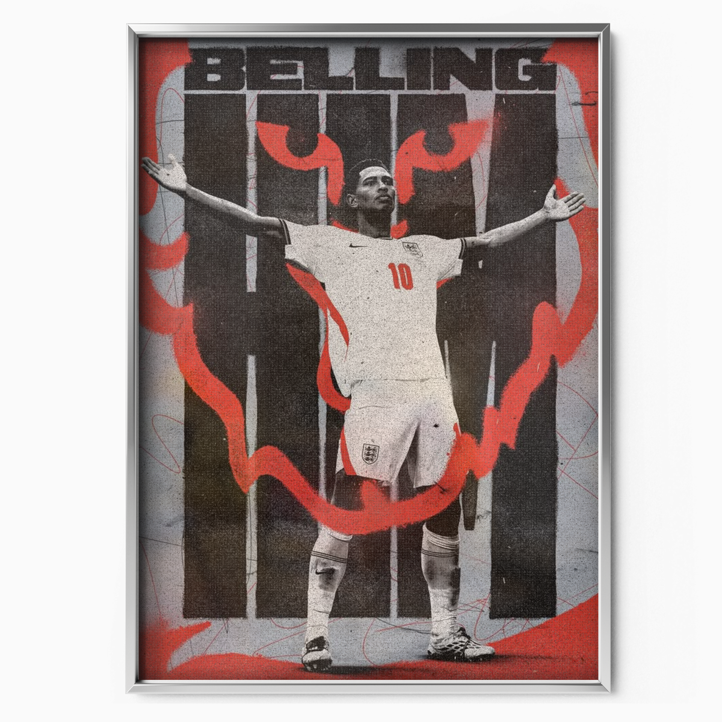 Jude Bellingham - England Celebration Poster