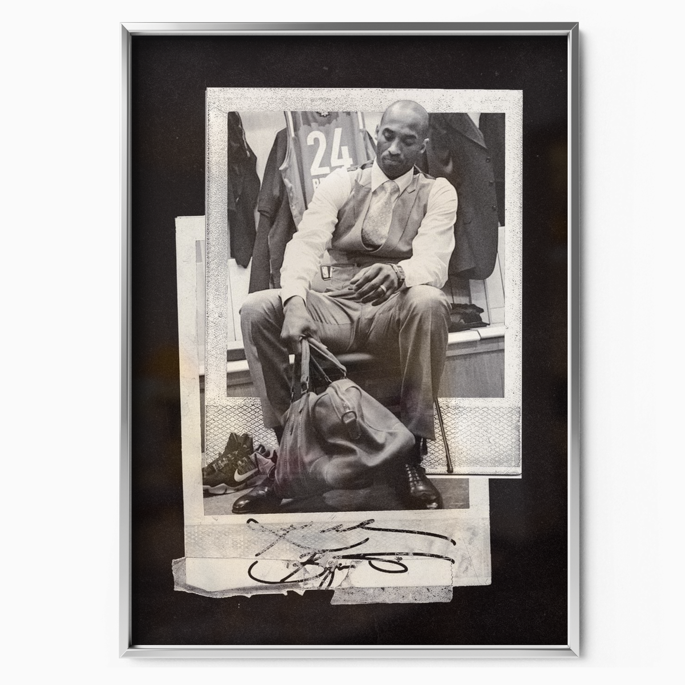 Kobe Bryant Locker Room Portrait