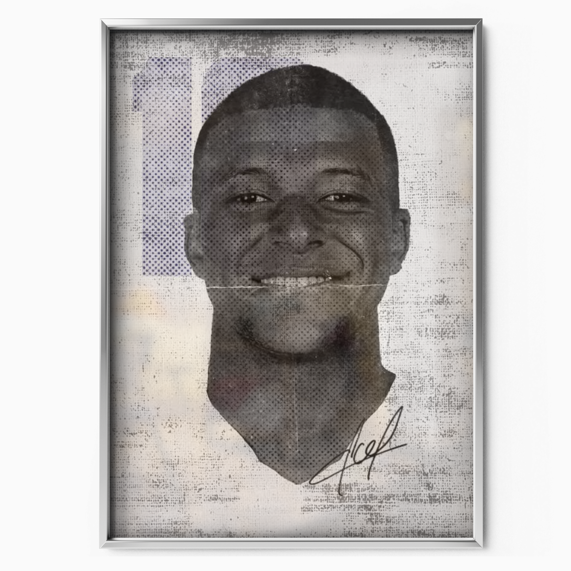 Kylian Mbappe - Collage Portrait Poster