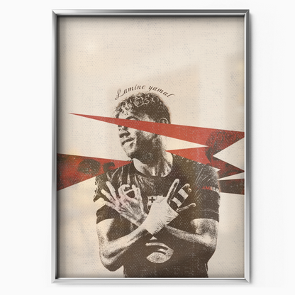 Lamine Yamal - Barcelona Celebration Poster