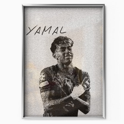 Lamine Yamal - Champions League Armband Poster