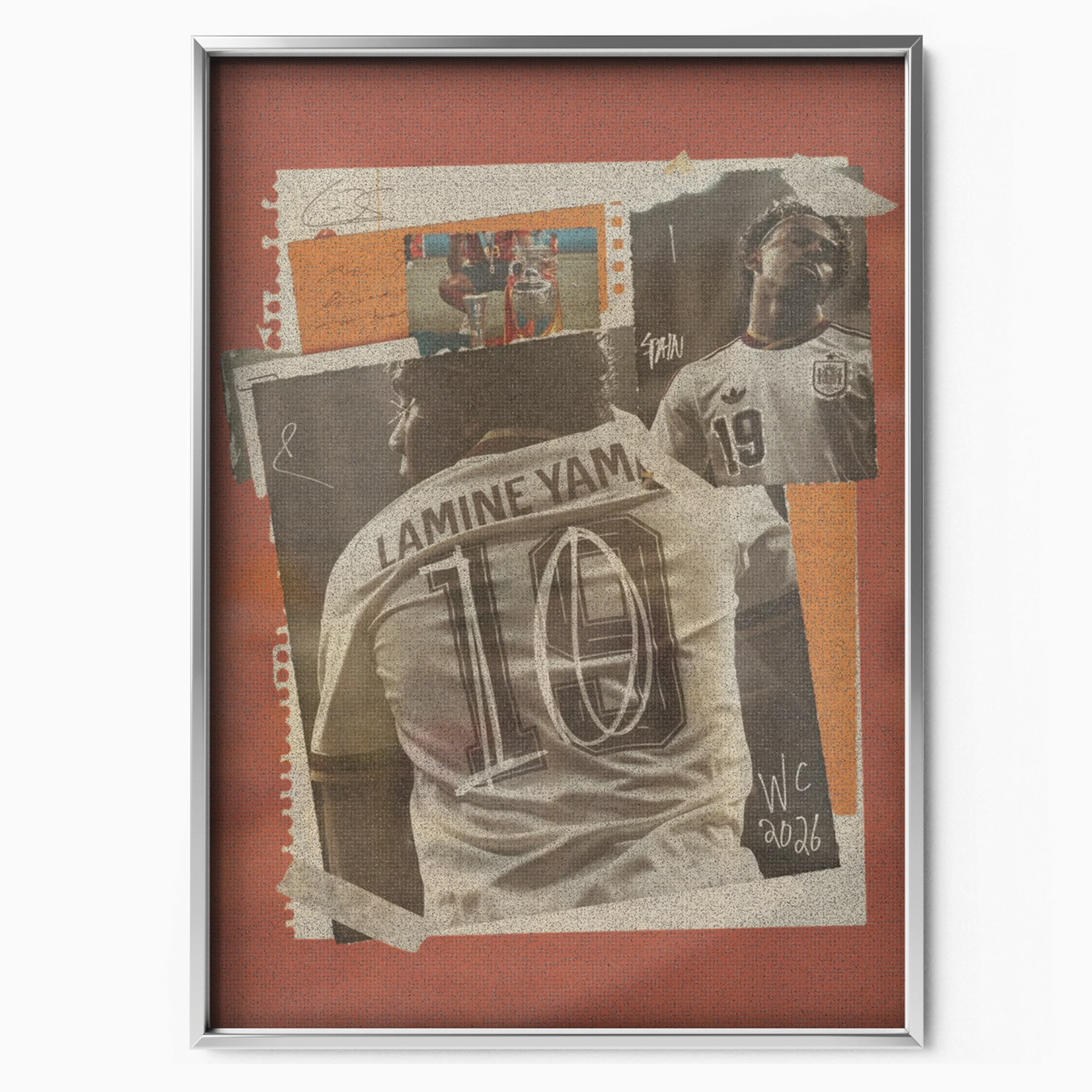 Lamine Yamal - Spain Number 10 Poster
