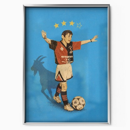 Lionel Messi - Childhood Goat Poster
