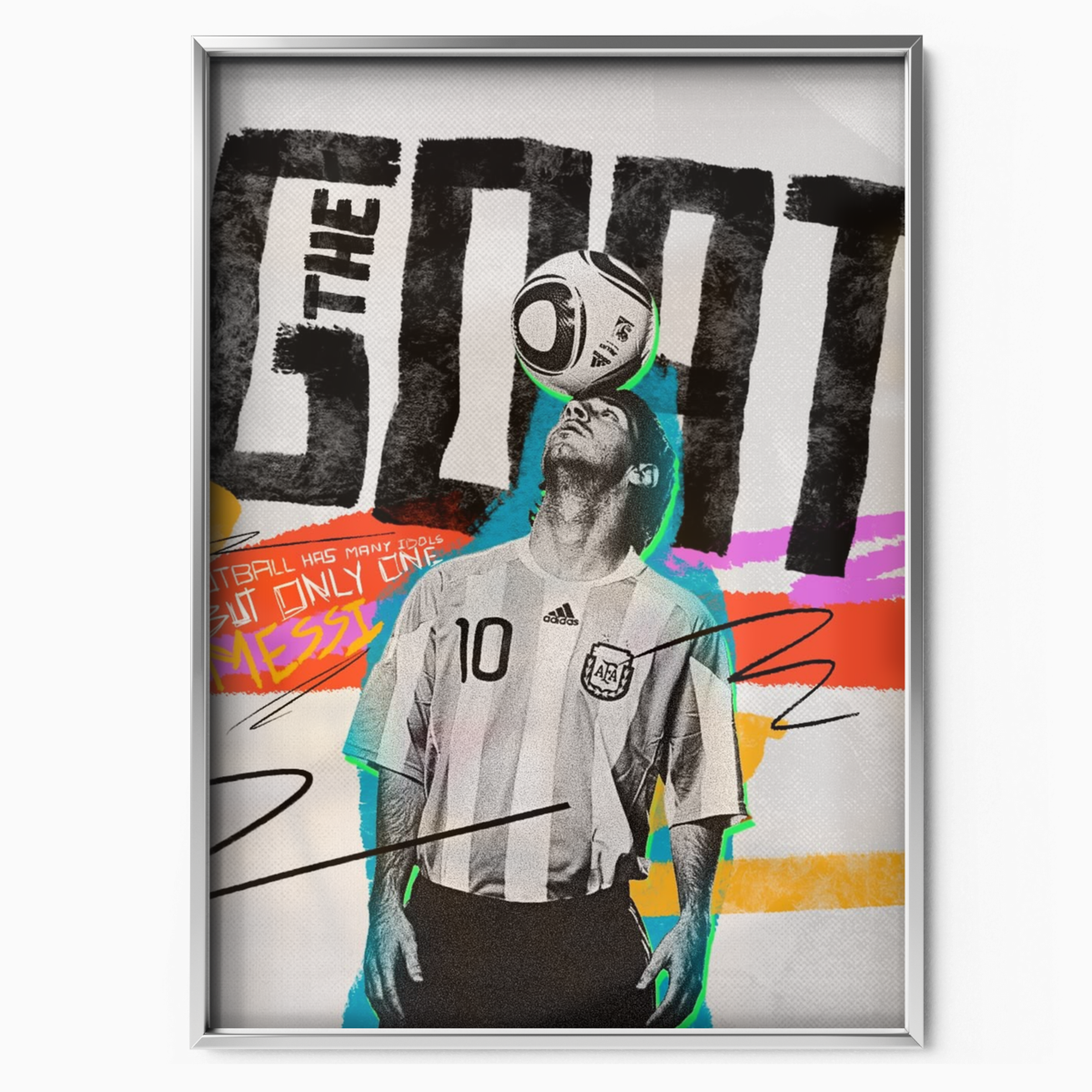 Lionel Messi - The Goat Poster