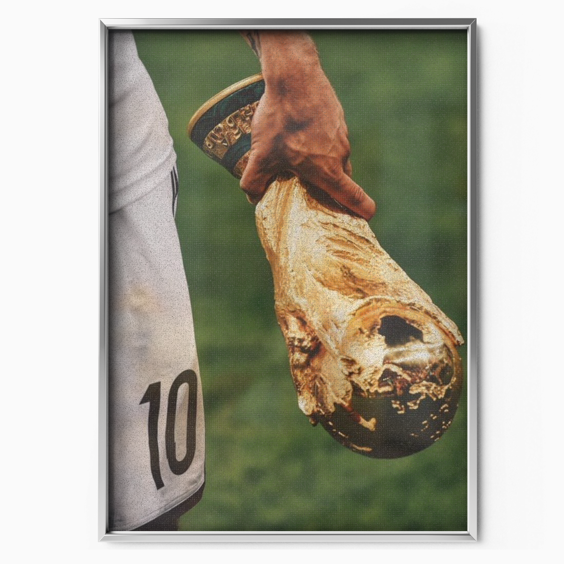 Lionel Messi - World Cup Trophy Poster