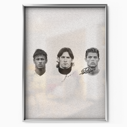 Messi Ronaldo Neymar - Legends Trio Poster