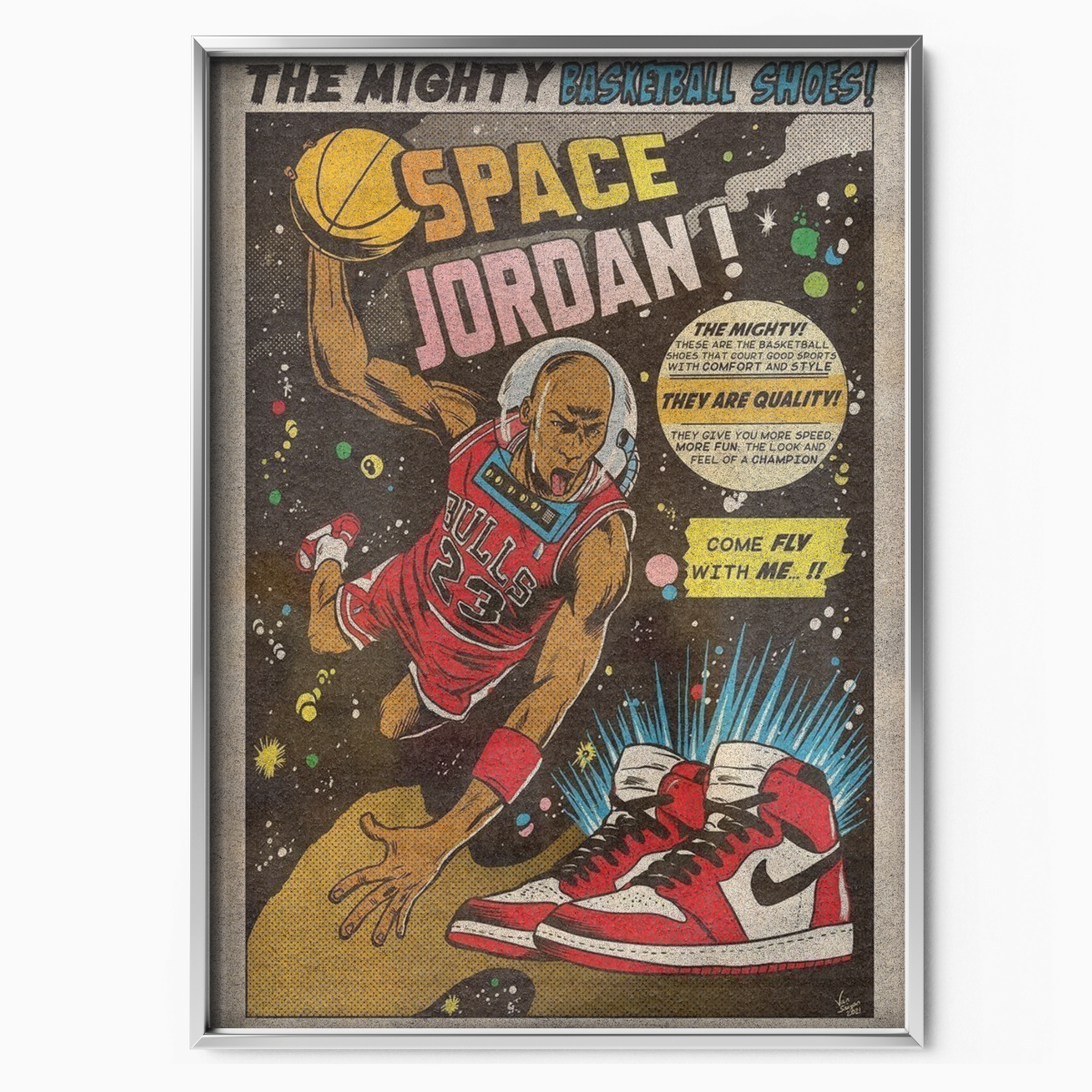 Michael Jordan “space Jordan” Comic