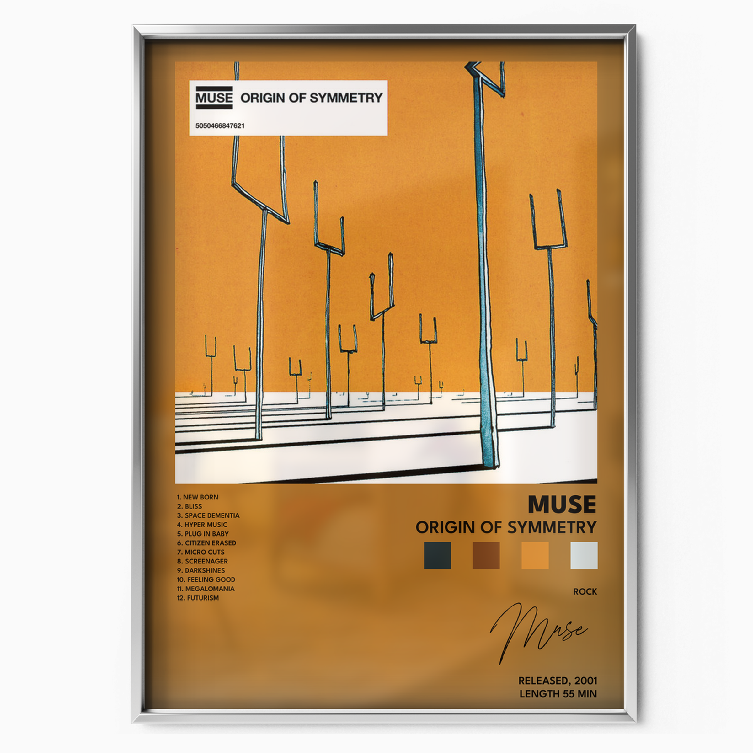 muse Origin of Symmetry poster