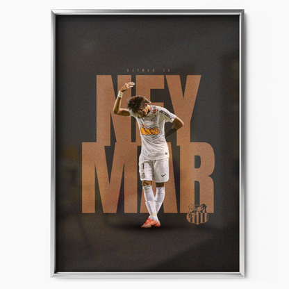Neymar Jr - Santos Dance Poster