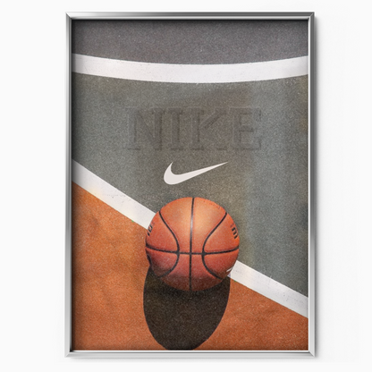 Basketball Minimal Court & Ball