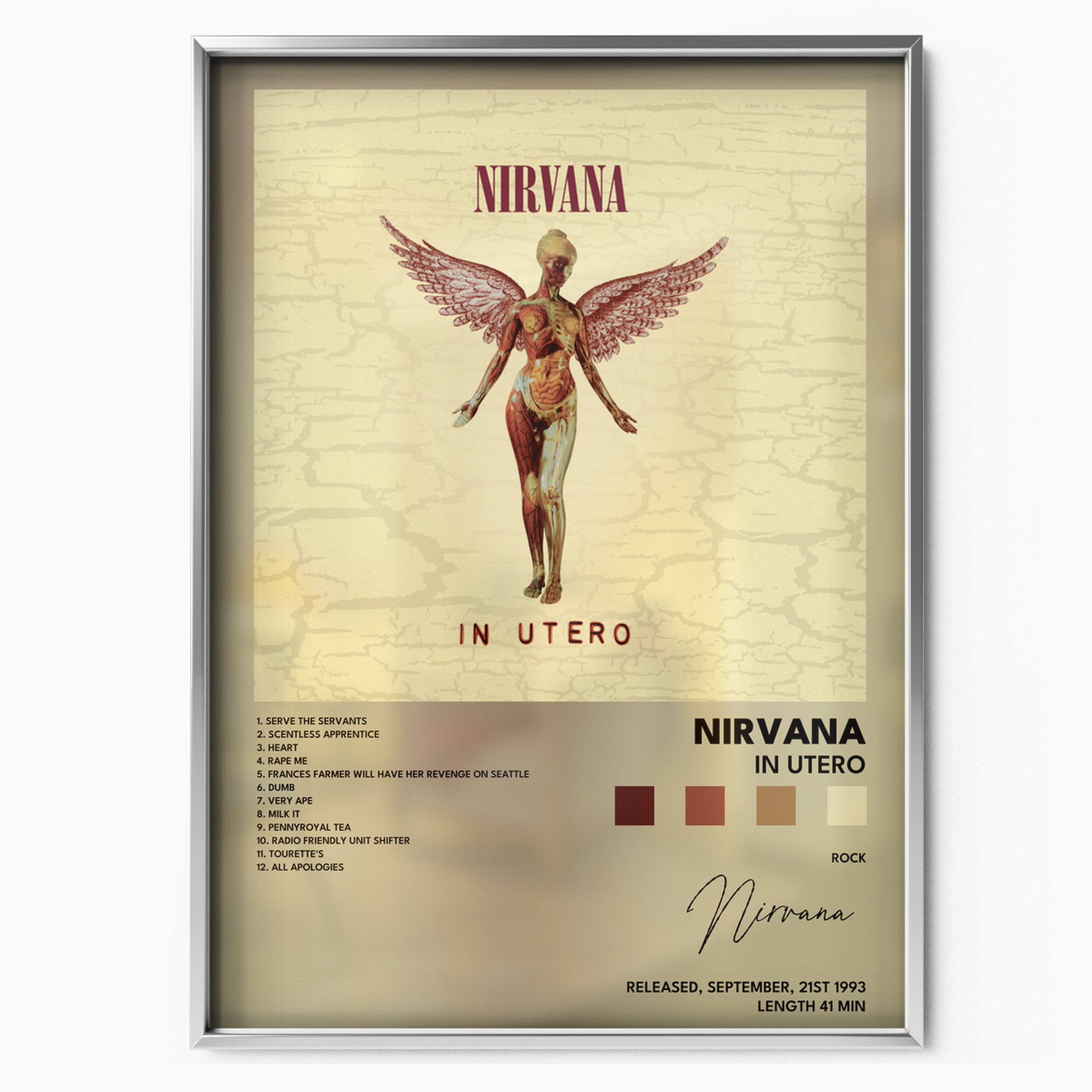 nirvana In Utero poster