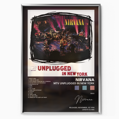 nirvana MTV Unplugged In New York poster