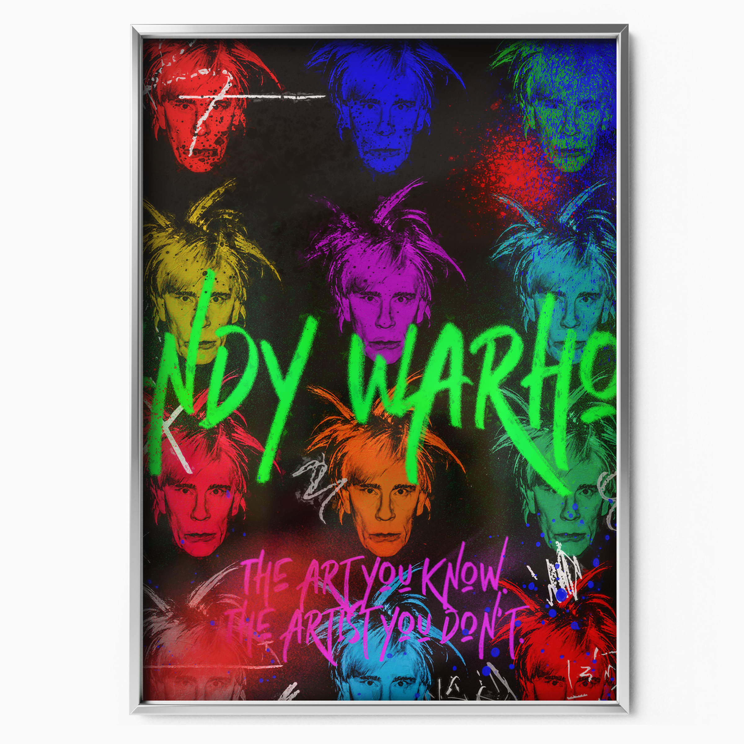 Pop Neon Faces