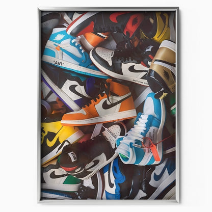 Farverige sneakers
